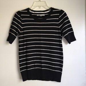 Old Navy Short Sleeve Striped Sweater